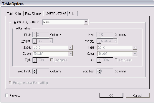  Column Strokes 